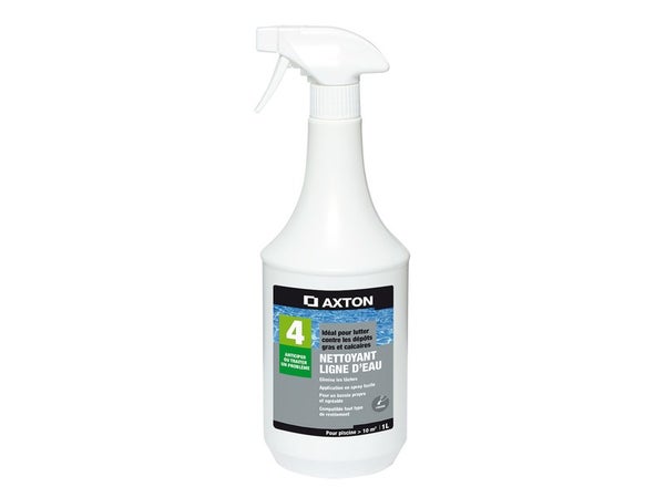 Nettoyant ligne d'eau piscine AXTON, liquide 1 litre