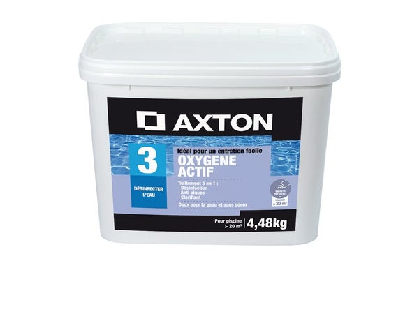 Kit d'entretien piscine AXTON, granulé 4.48 kg