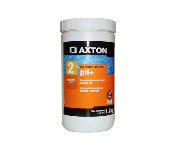 Réhausseur de ph piscine AXTON, en poudre 1.2 kg