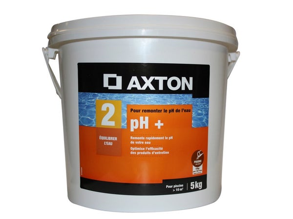 Réhausseur de ph piscine AXTON, en poudre 5 kg