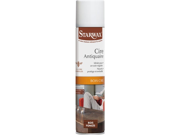 Cire Antiquaire Bois Fonce Cire Aerosol 1L Starwax