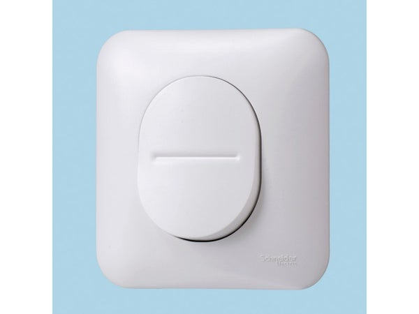 Interrupteur Va-Et-Vient Ovalis, Blanc, Schneider Electric