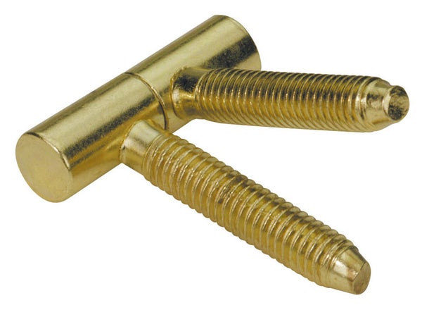 Lot De 2 Fiches À Visser Hettich, Acier Zingué, H.39 X L.13 Mm