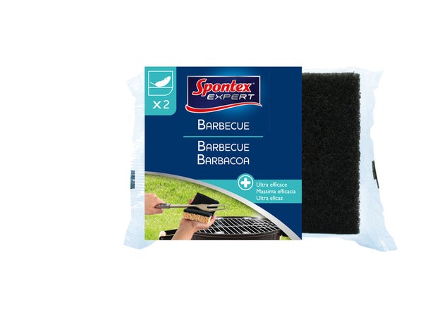 Lot De 2 Eponges Spécial Grill Spontex Expert