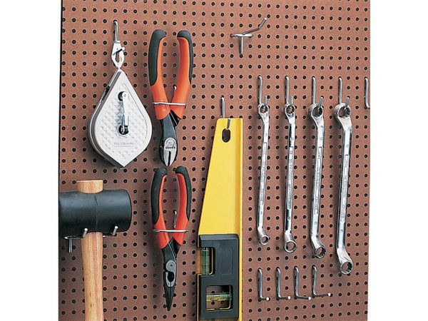 Kit Panneau Et Crochets Mottez, H.60 X L.90 X P.0.6 Cm