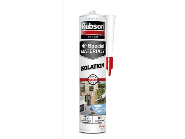 Mastic D'Étanchéité Porte Et Fenêtre Rubson Isolation 280 Ml Translucide