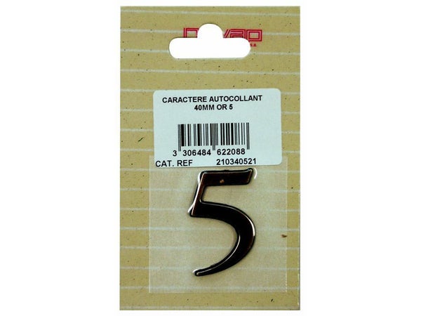 Chiffre 5 En Plastique
