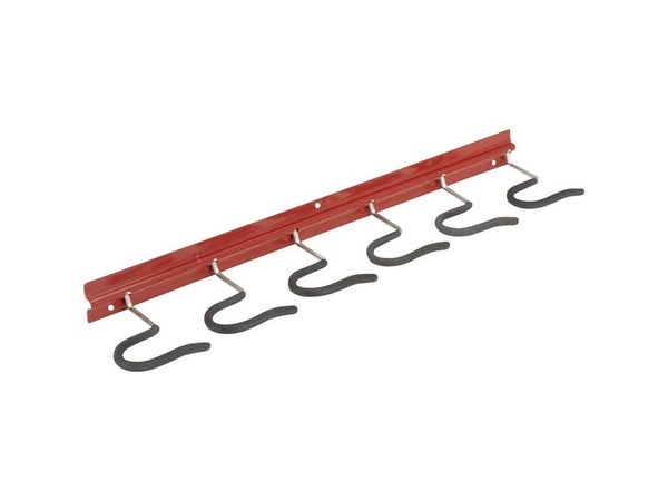 Support 6 Crochets Mottez, H.11 X L.45 X P.1 Cm