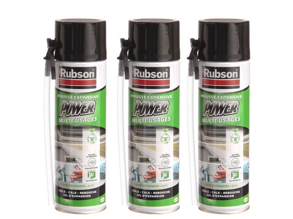Mousse Expansive Rubson 3 X 500 Ml
