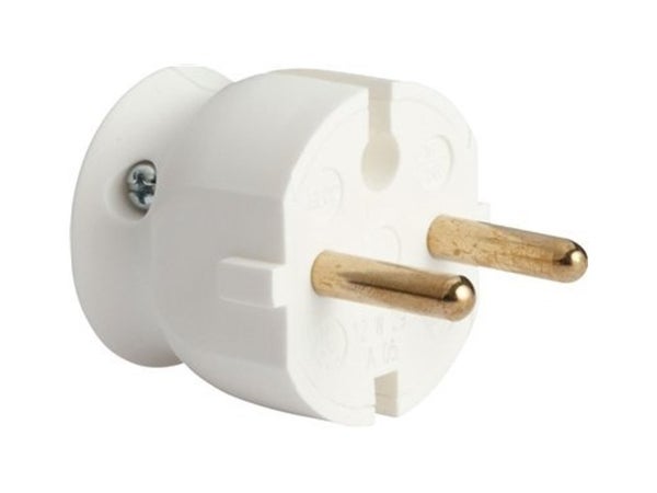 Fiche Électrique Mâle 2 Pôles, 16 A, Legrand