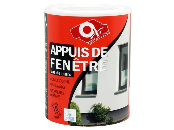 Peinture Appui De Fenêtre Oxytol, Gris Anthracite, 1 L