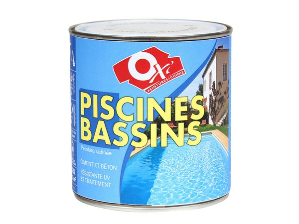 Peinture Piscine Et Bassin Extérieur Oxytol, Bleu, 0.5 L