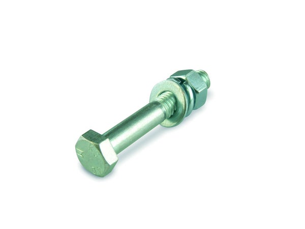 Boulon tête hexagonale acier zingué 16 x 240 mm