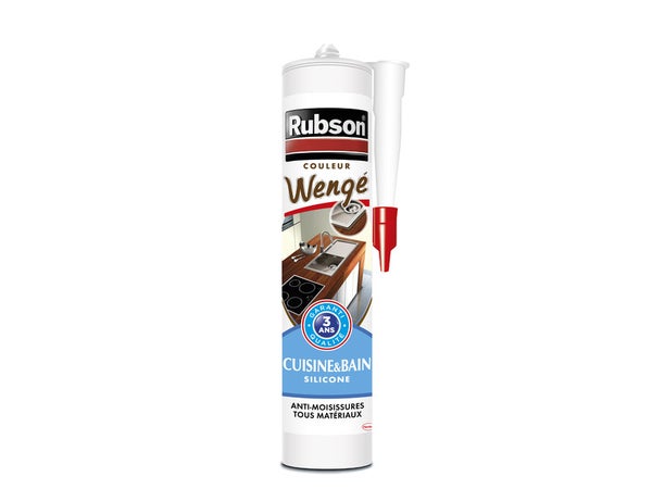 Mastic D'Étanchéité Cuisine Et Bain Rubson Silicone Marron 280Ml