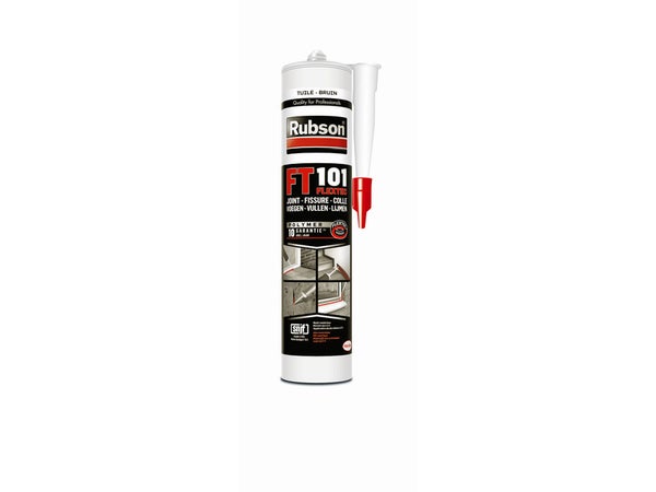 Mastic D'Étanchéité Toute Destination Rubson Qualité Pro Ft101 280 Ml Tuile