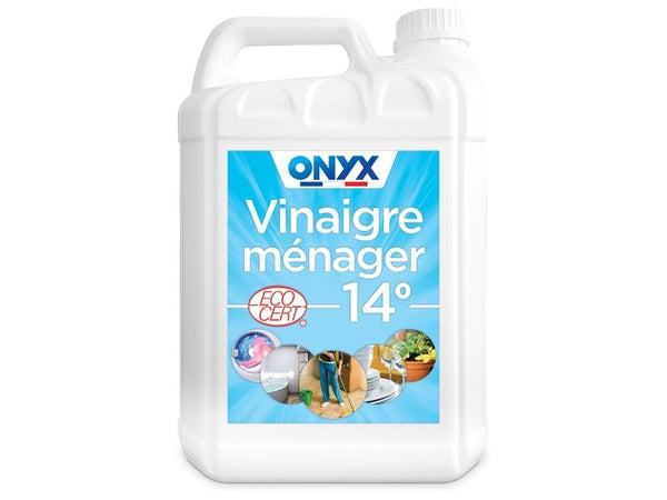 Vinaigre ménager 14° liquide, ONYX, 5L