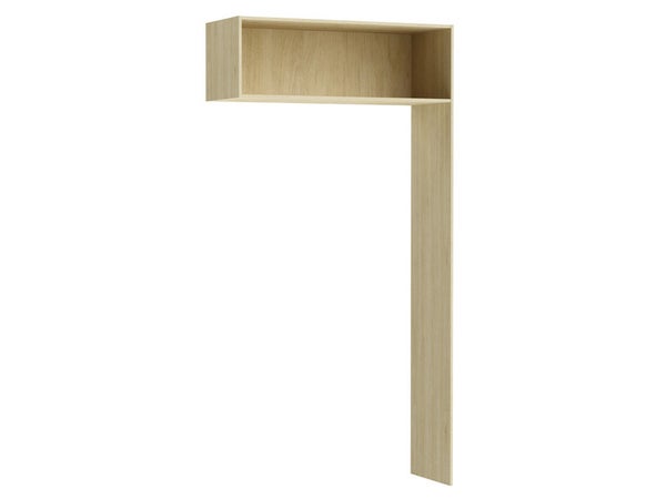 Penderie extensible SPACEO home, effet chêne naturel H.240 x l.120 x P.45 cm