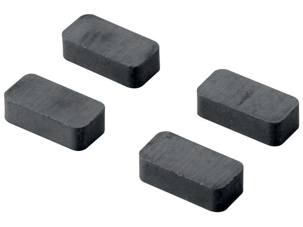 Lot De 4 Aimants Magnétiques Hettich, L.20 X L.10 Mm
