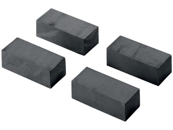 Lot De 4 Aimants Magnétiques Hettich, L.36 X L.16 Mm