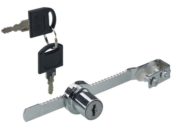 Serrure De Vitrine Acier En Applique Hettich, Axe 22 Mm