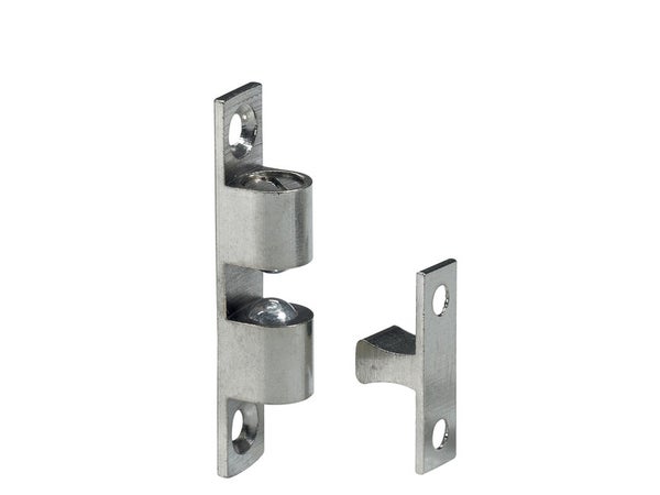 Loqueteau À Bille Laiton Hettich, L.49 X L.9 Mm