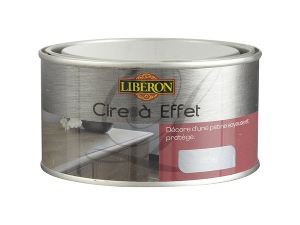 Cire À Effet Meuble Et Objets Liberon, Effet Acier 0.25 L