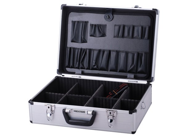 Valise À Outils Grande Capacité Dexter, L.45.5 Cm
