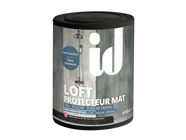 Protecteur Cuisine Et Bain Loft Béton Original, Id, Incolore Mat, 1 L