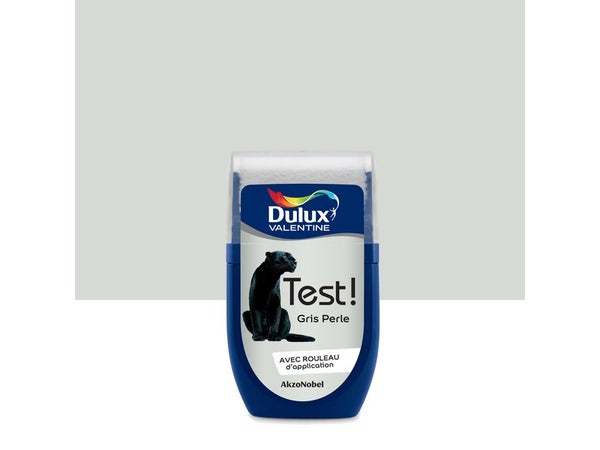 Testeur Peinture Gris Perle Satin Dulux Valentine Crème De Couleur 0.03 L