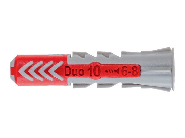 Assortiment Chevilles 3 En 1 Duopower 536249, Diam.6, 8 Et 10 Mm X L.30 Mm