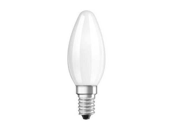 Ampoule Filament Led Dépoli Bougie E14 470 Lm = 40.0 W Blanc Chaud, Osram