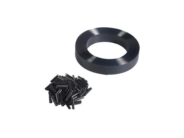 Kit De Lamelles Occultantes Rouleau Lixo Pvc, L.60 M Gris, Dirickx