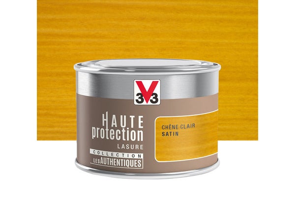 Lasure V33 Hp Les Authentiques 8 Ans Chêne Clair Satiné 0.125 L