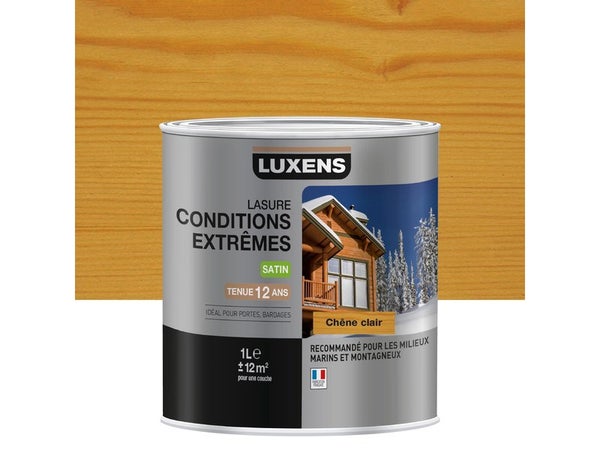 Lasure Luxens Conditions Extrêmes 1 L, Chêne Clair