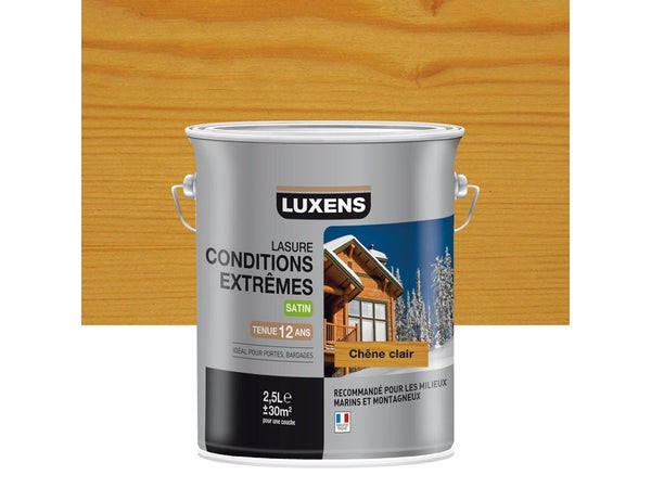 Lasure Luxens Conditions Extrêmes 2.5 L, Chêne Clair