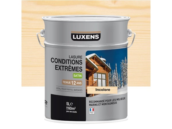 Lasure Luxens Conditions Extrêmes 5 L, Incolore