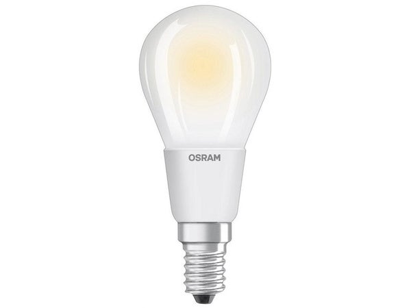 Ampoule Led Dépoli Sphérique E14 470 Lm = 40.0 W Blanc Chaud, Osram