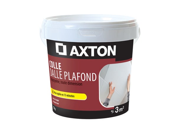 Colle Polystyrène Dalle Plafond Axton, 1 Kg