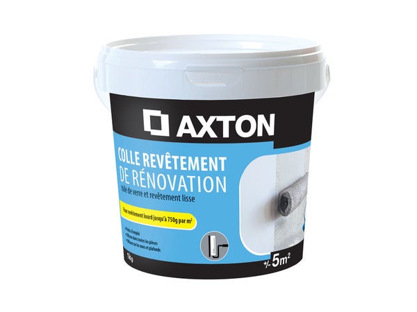 Colle pâte toile de verre et rénovation lourd AXTON, 1 kg
