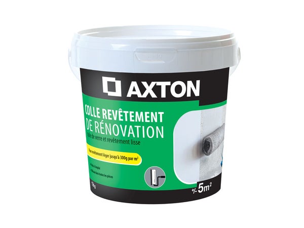 Colle pâte toile de verre et rénovation légère AXTON, 1 kg