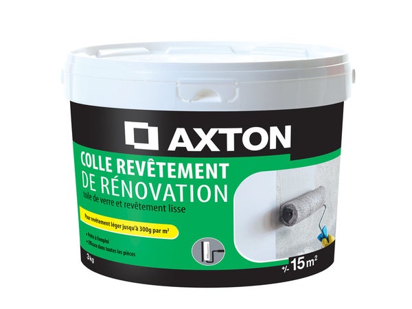 Colle pâte toile de verre et rénovation légère AXTON, 3 kg