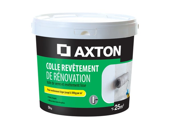 Colle Pâte toile de verre et rénovation légère AXTON, 5 kg