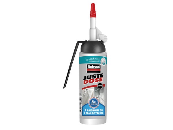 Mastic D'Étanchéité Cuisine&Bain Rubson Juste Dose Silicone Noir 100Ml