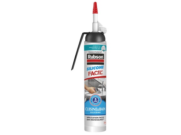 Mastic D'Étanchéité Cuisine Et Bain Rubson Silicone Transparent 200Ml