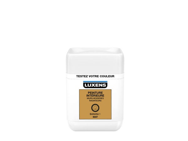 Testeur Peinture, Mur, Boiserie, Radiateur Luxens, Banana 1, Mat, 0.05L