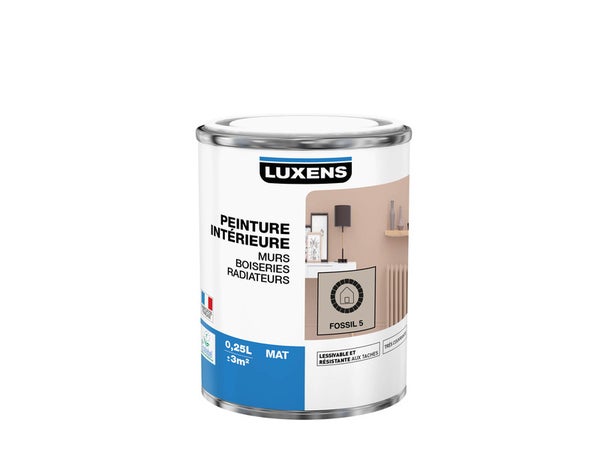 Peinture Interieure Brun Fossil 5 Luxens Mat 0.250L