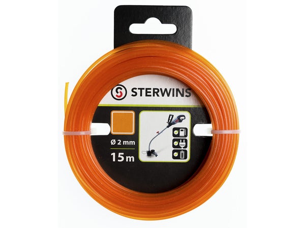 Fil Nylon Sterwins Carré, Diam. 2 Mm, L.15 M