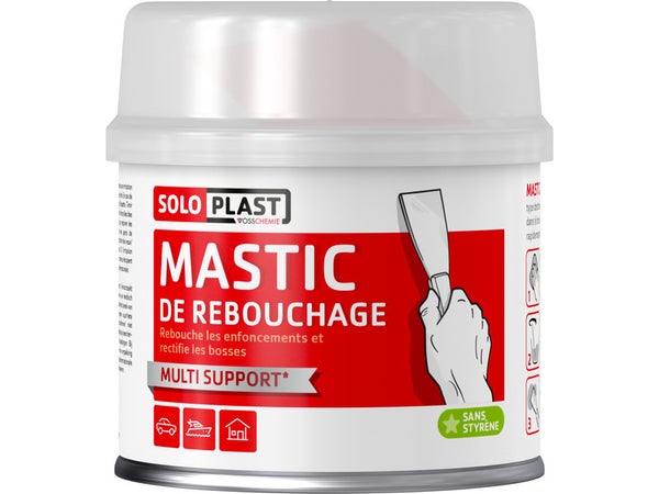 Mastic Gris De Rebouchage Soloplast, 461 G