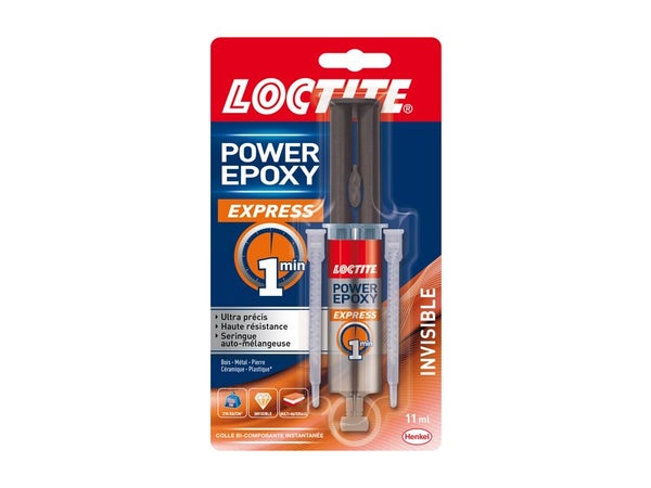 Colle Seringue Époxy Express Loctite, 13 G