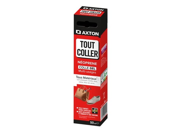 Colle Néoprène Gel Tout Coller Axton, 50 Ml